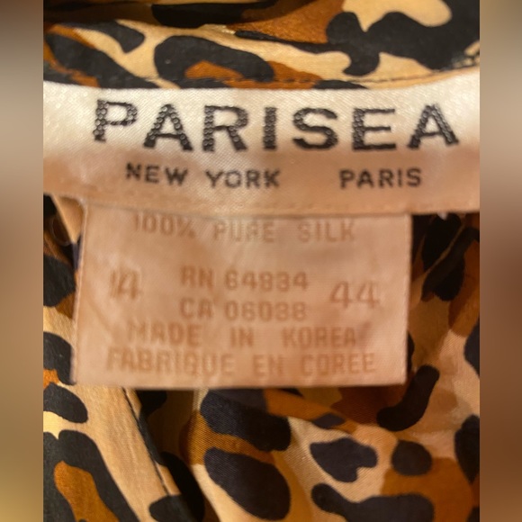 Parisea Blouse, Beige and Black, 14 - Picture 6 of 6